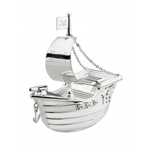 Piratenboot verzilverd