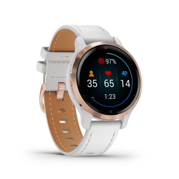 Garmin Venu 2S leder band 0100242923 - Juwelier van Hooff