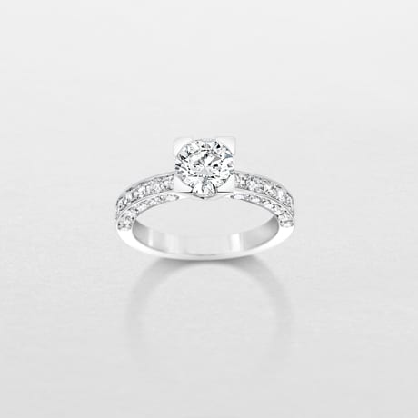 Giorgio Visconti diamanten ring witgoud AB15366B