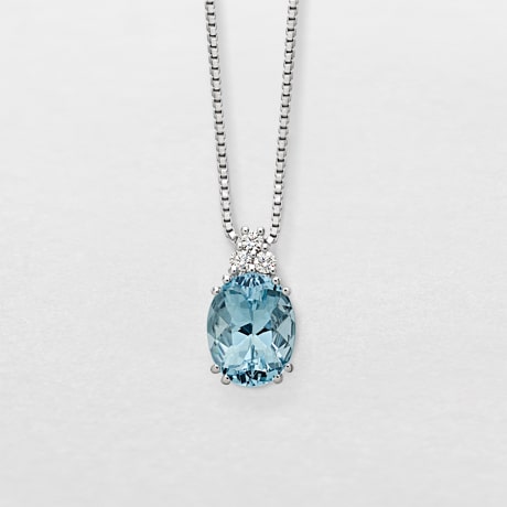 Giorgio Visconti collier aquamarijn GB34156B