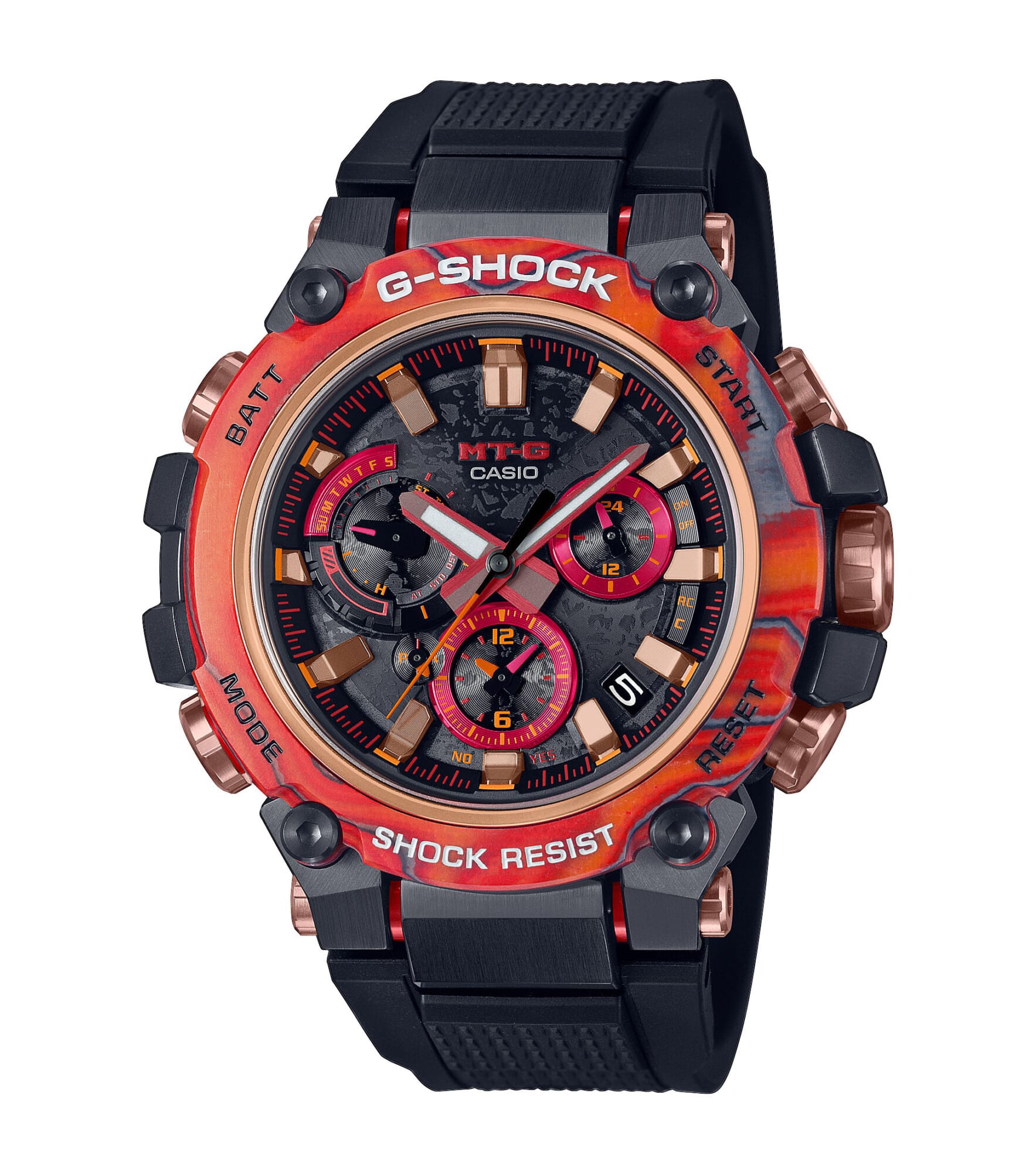 CASIO GSHOCK 40TH ANNIVERSARY FLARE RED MTGB3000FR1AER Juwelier