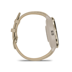 Garmin Venu 3S met French Gray leder band - 010-02785-55