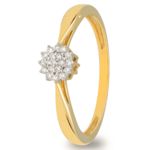 ring fantasie met diamant
