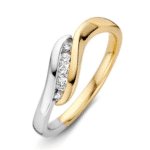 ring fantasie met diamant