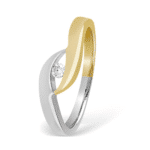 ring fantasie met diamant