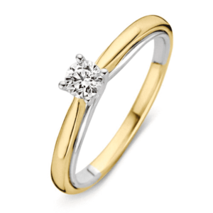 ring fantasie met diamant