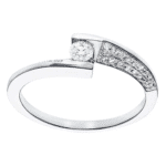 ring fantasie met diamant