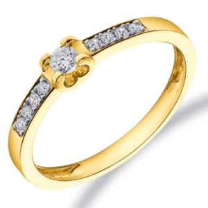 ring fantasie met diamant gga3412