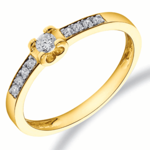 ring fantasie met diamant gga3412