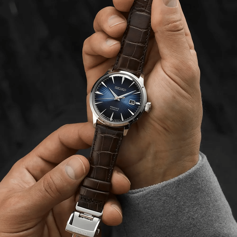 Seiko Presage “Midnight Blue Moon” Cocktail Time – SRPK15J1