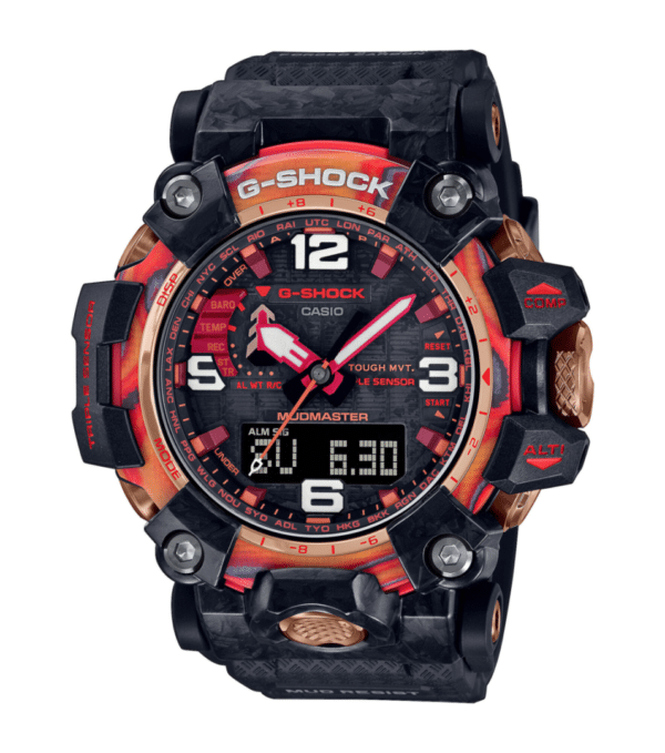 Casio G-Shock Mudmaster Flare Red 40th Anniversary Edition horloge - GWG-2040FR-1AER