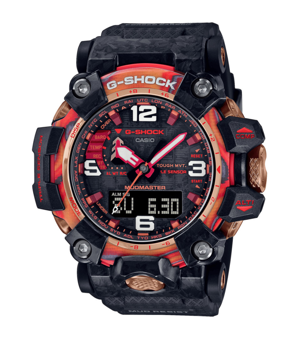 Casio G-Shock Mudmaster Flare Red 40th Anniversary Edition horloge – GWG-2040FR-1AER