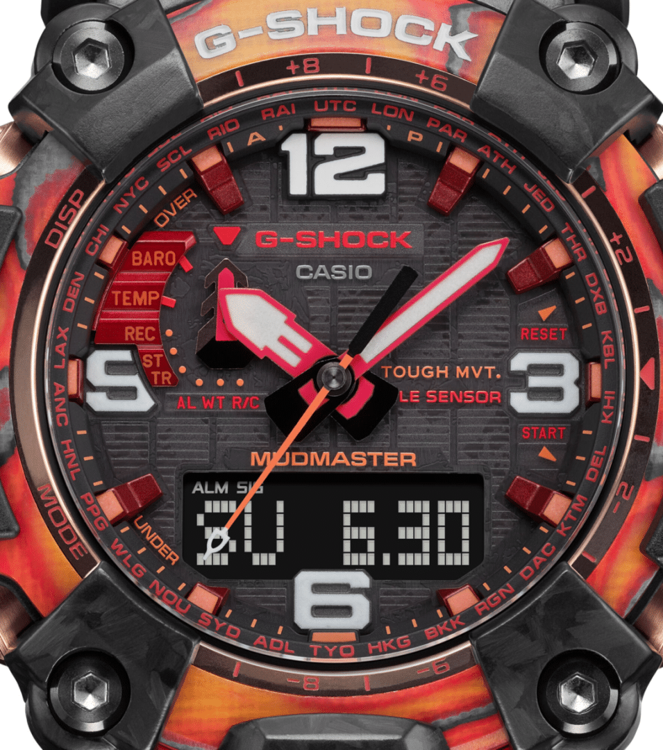Casio G-Shock Mudmaster Flare Red 40th Anniversary Edition horloge – GWG-2040FR-1AER