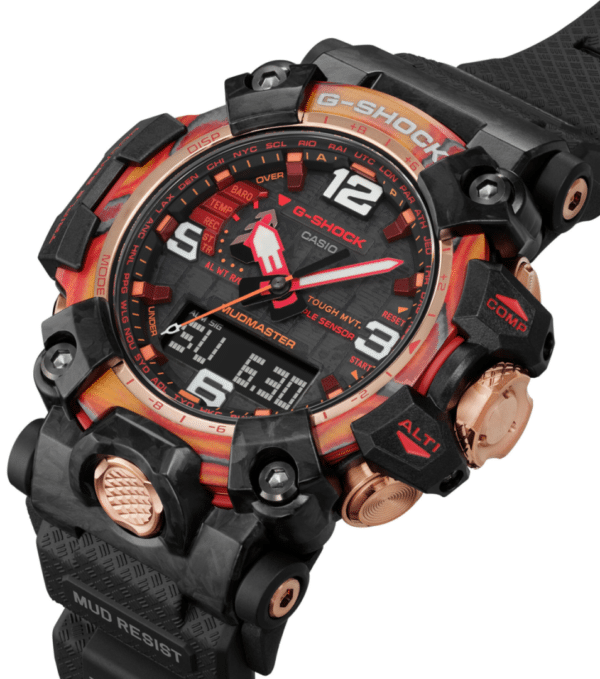 Casio G-Shock Mudmaster Flare Red 40th Anniversary Edition horloge - GWG-2040FR-1AER