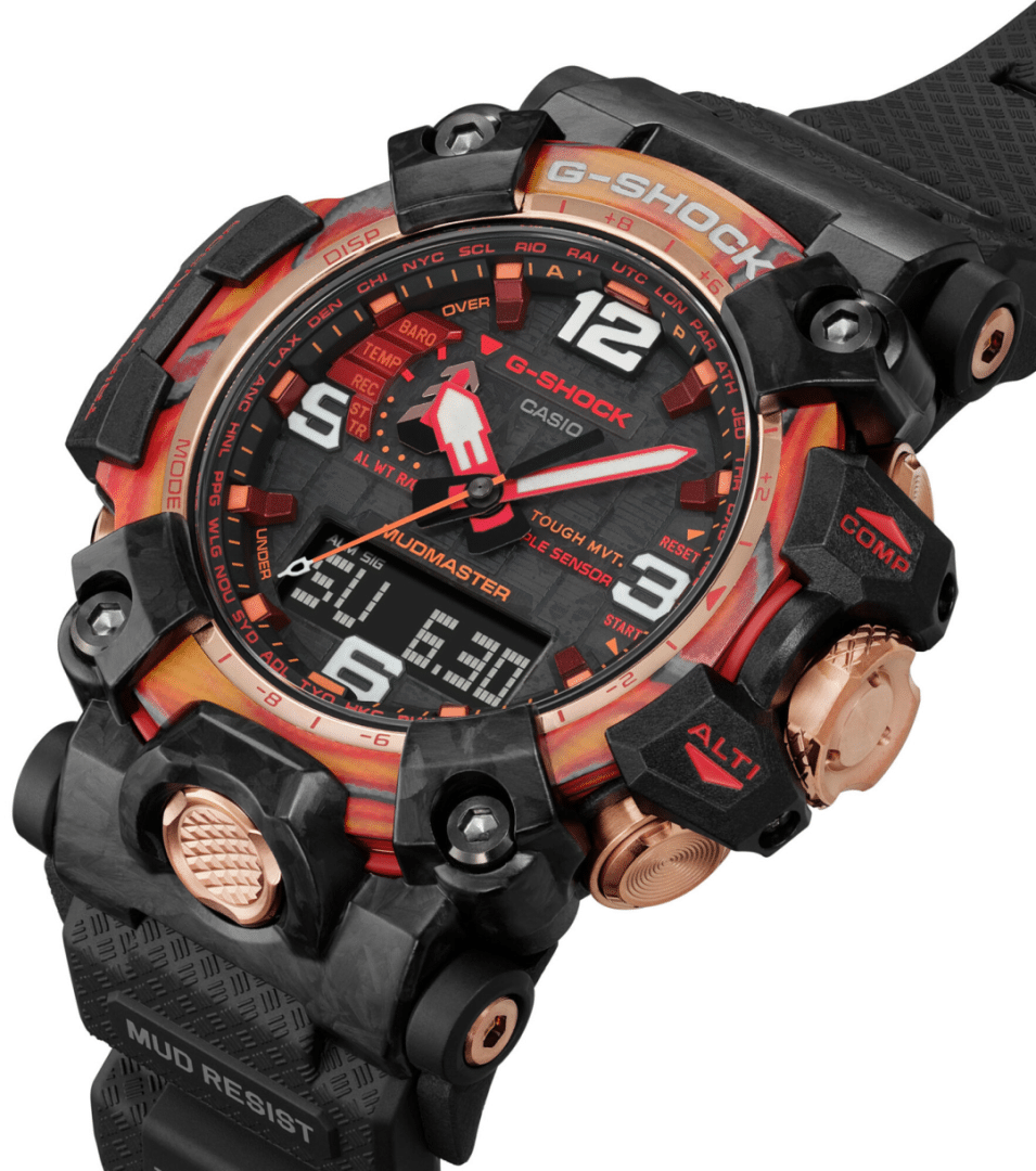 Casio G-Shock Mudmaster Flare Red 40th Anniversary Edition horloge – GWG-2040FR-1AER
