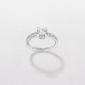 Giorgio Visconti diamanten ring witgoud AB16968C