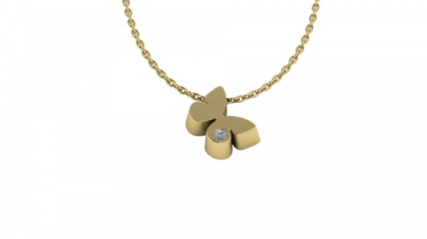 Minioro goud met diamant