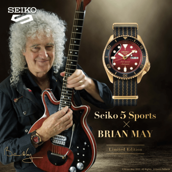 Seiko 5 Sports limited Edition Brian May - SRPH80K1
