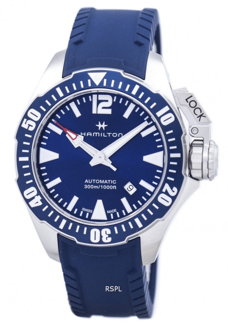 Stalen Hamilton horloge