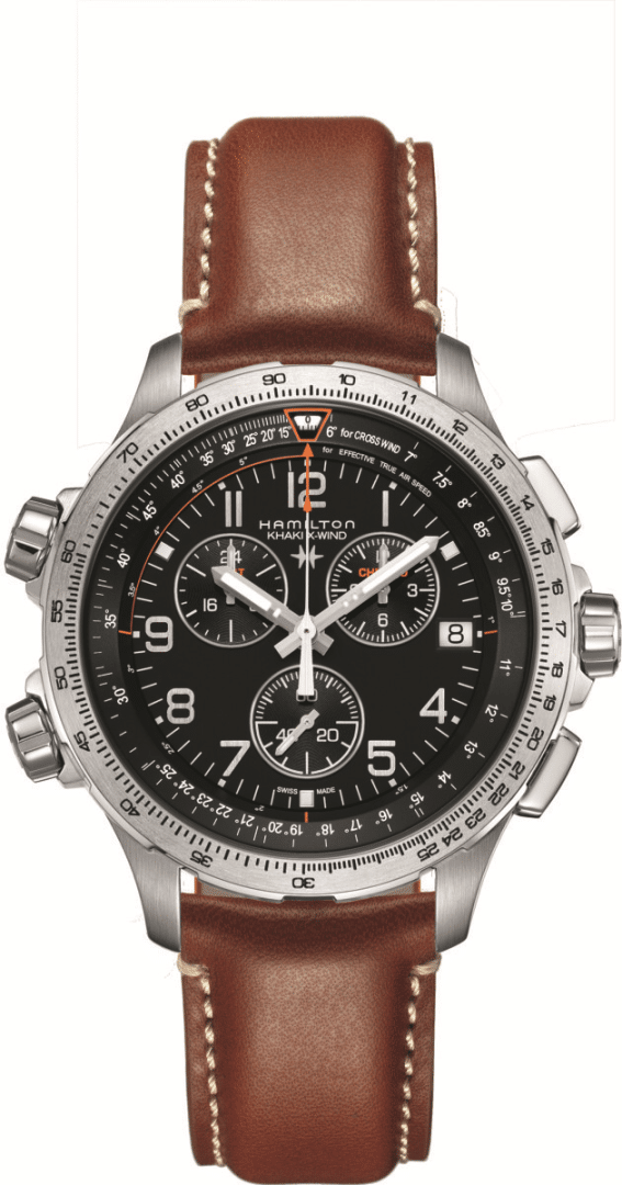 Stalen Hamilton horloge