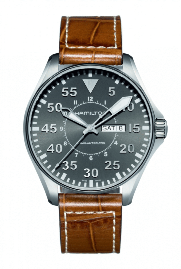Stalen Hamilton horloge