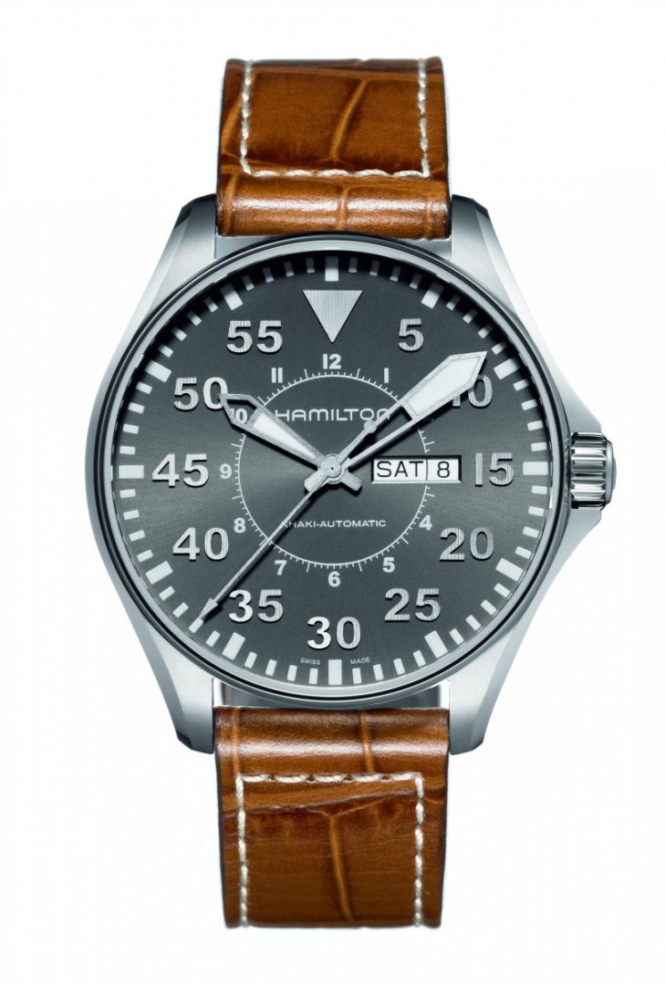 Stalen Hamilton horloge