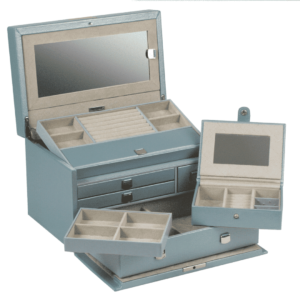 Wolf Jewelry box met Travel case London