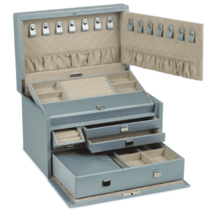 Wolf Jewelry box met Travel case London