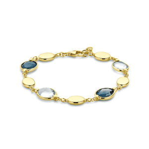 armband sky blue en london blue topaas - 4032089