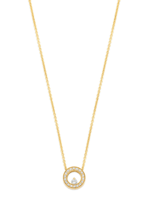 Collier Circle de Luxe pavé 0.21crt11086