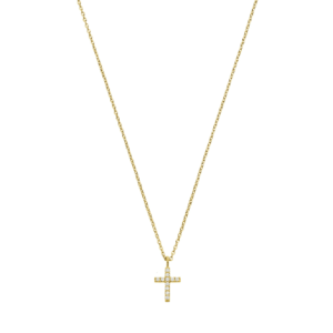 collier met kruis pavé - 11174
