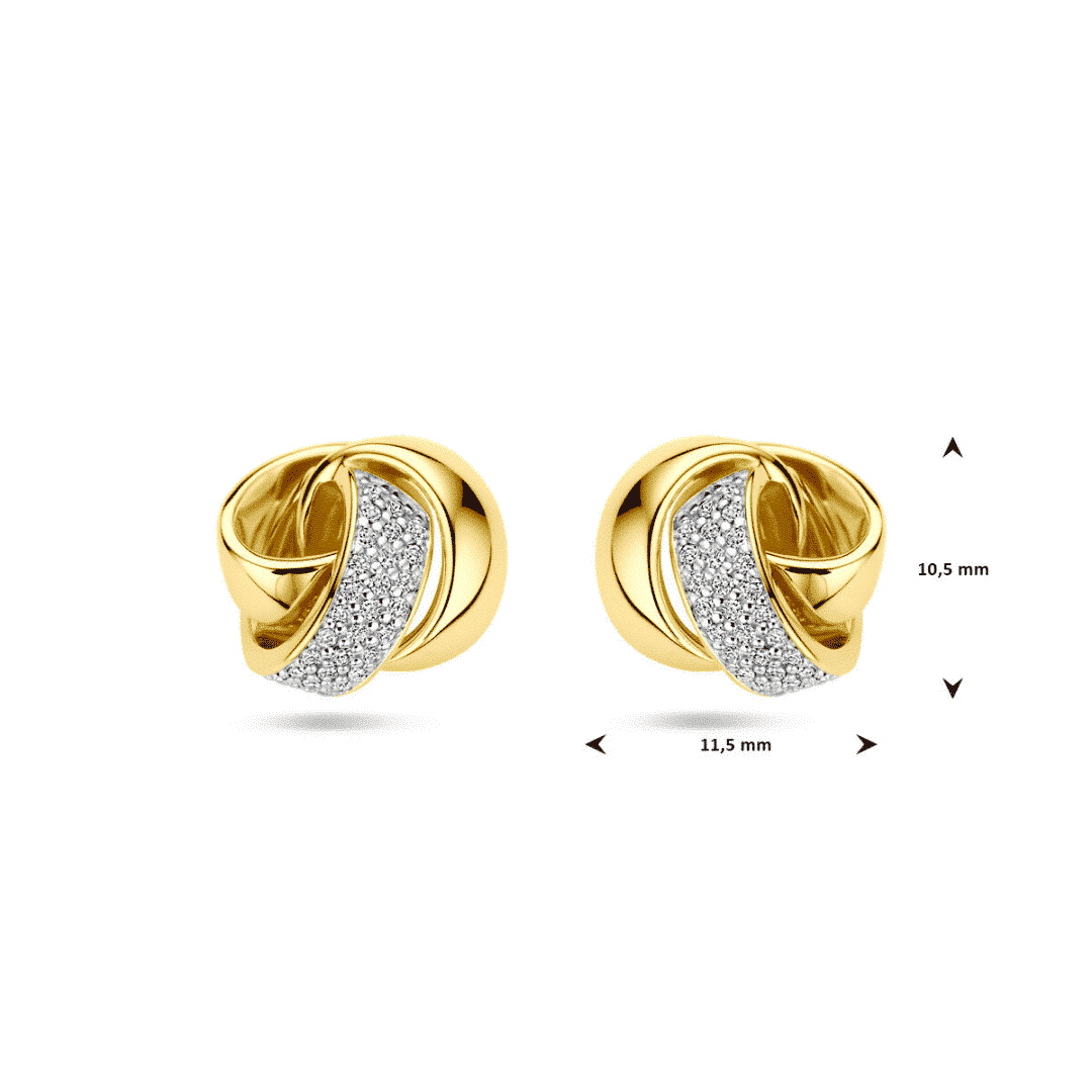 oorknoppen knoop diamant - 4030364