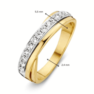 ring fantasie met zirkonia - RH426187