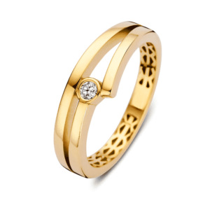 Ring fantasie met zirkonia - RM127990