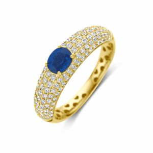 ring saffier en diamant 0.65ct - 4031834