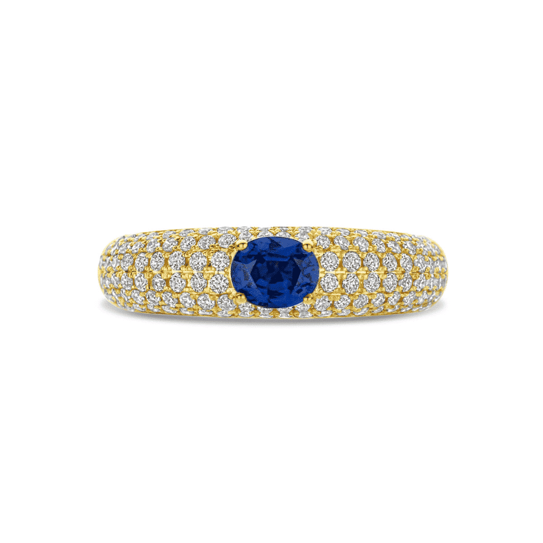 ring saffier en diamant 0.65ct - 4031834