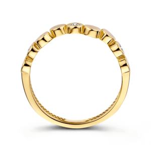 Ring fantasie met zirkonia - RM127988