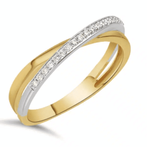 ring fantasie met diamant - GBG0076