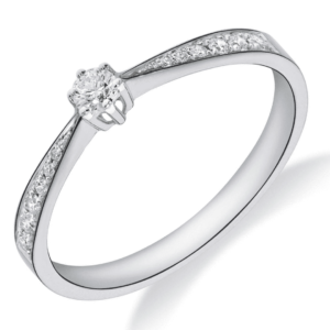 ring fantasie met diamant - GGA2686