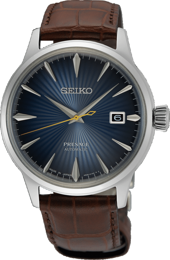 Seiko Presage "Midnight Blue Moon" Cocktail Time - SRPK15J1