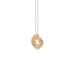 Dune hanger met diamant incl. collier - GPE3256J