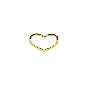 Satijnen armband met open hart - 611569