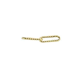 Satijnen armband met twist schakel - 611565