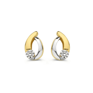 Oorstekers fantasie met zirkonia - OB427817