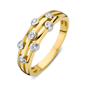 Ring fantasie met zirkonia - RB127857