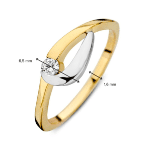 Ring fantasie met zirkonia - RB427855