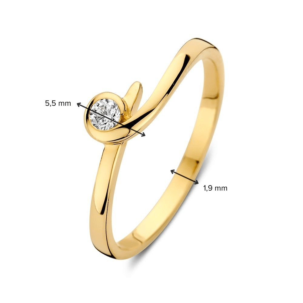Ring fantasie met zirkonia – RH128026