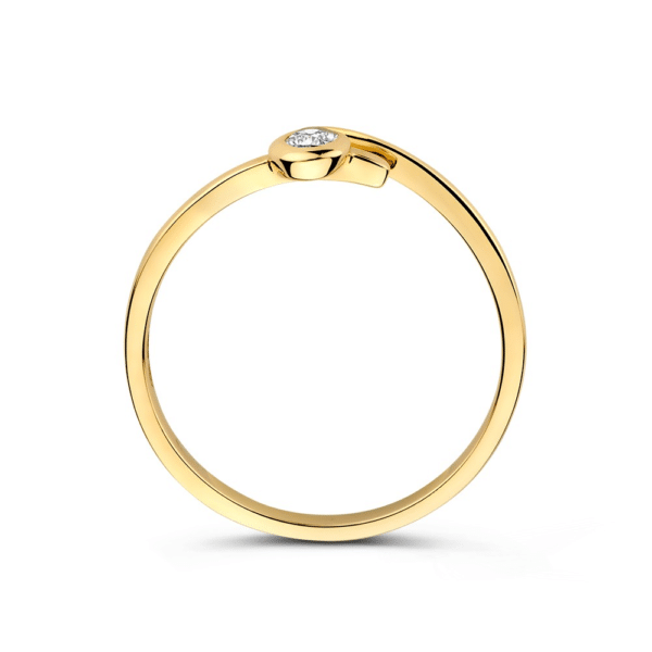 Ring fantasie met zirkonia - RH128026