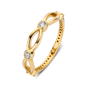 Ring fantasie met zirkonia - RM127991