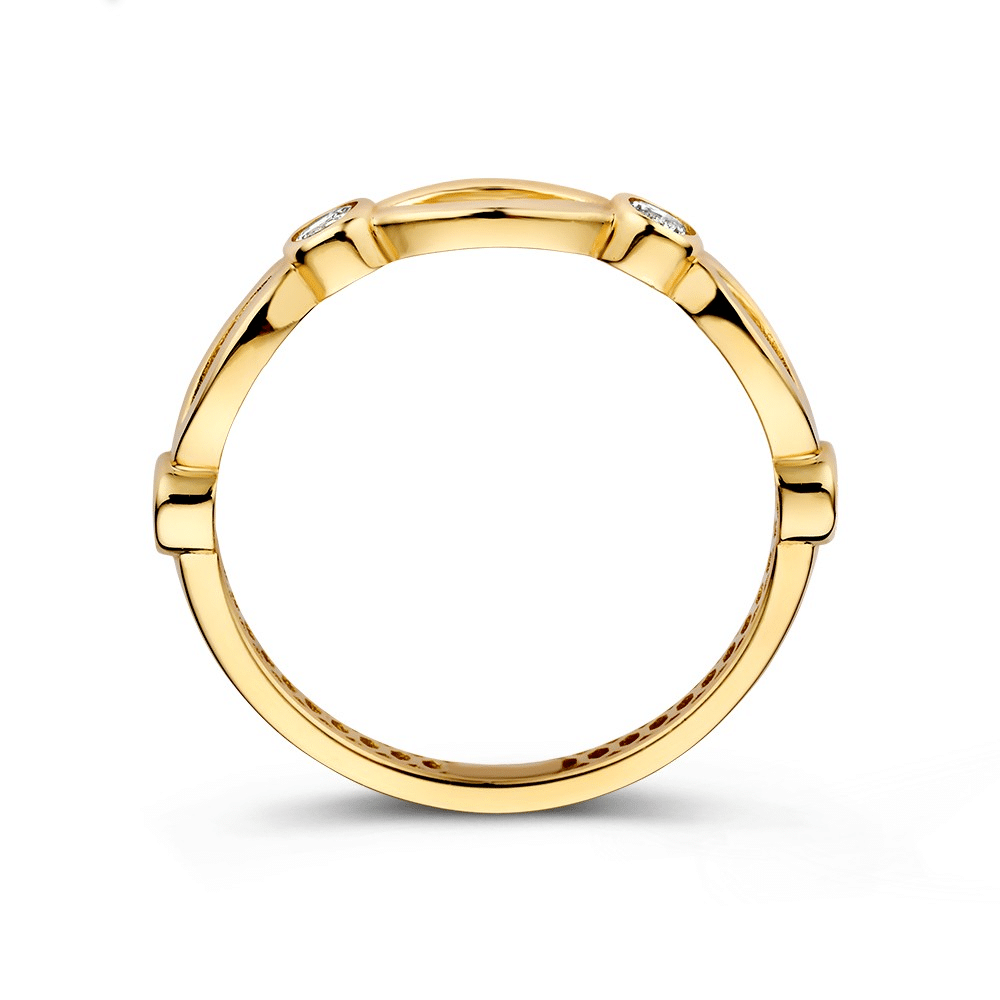 Ring fantasie met zirkonia – RM127991